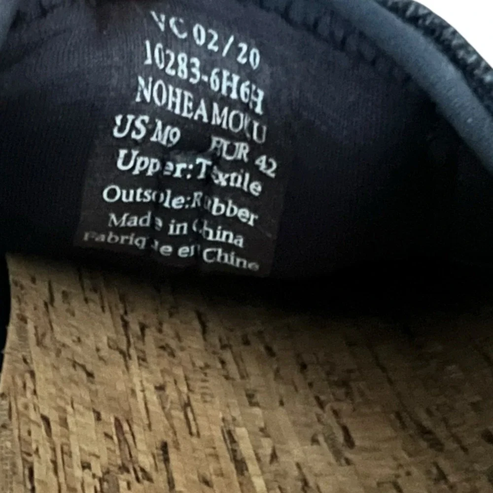 OluKai Nohea Moku Mens 9 Night Navy Blue Mesh Boat Shoes Sneakers‎ 10283-6H6H